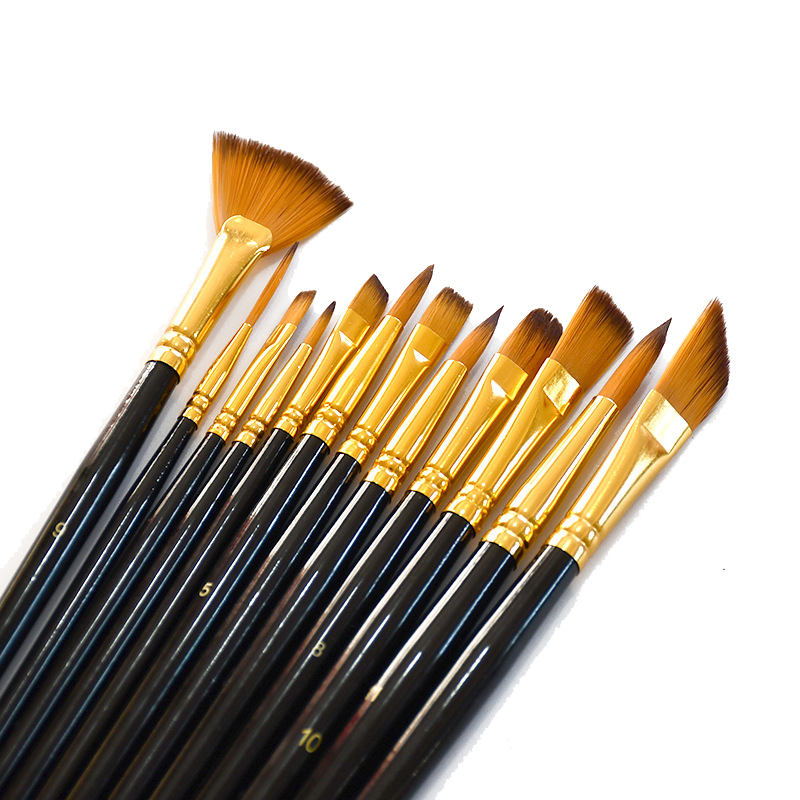 Gouache Paint Set - 다기능 수채화 구 아슈 12 Pcs