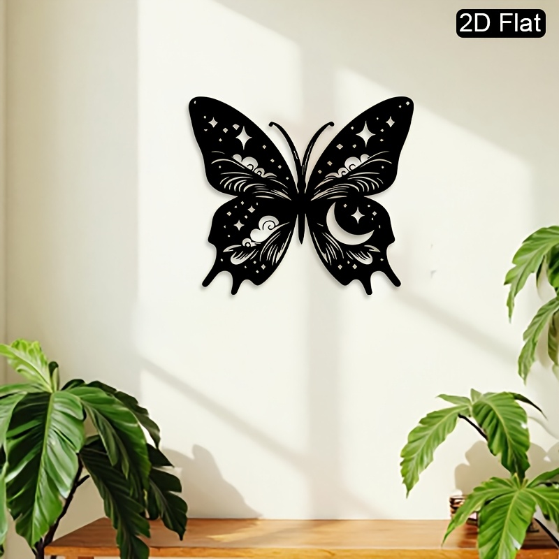 Art And Craft Studio - CIFBUY 메탈 벽 장식 달 나비