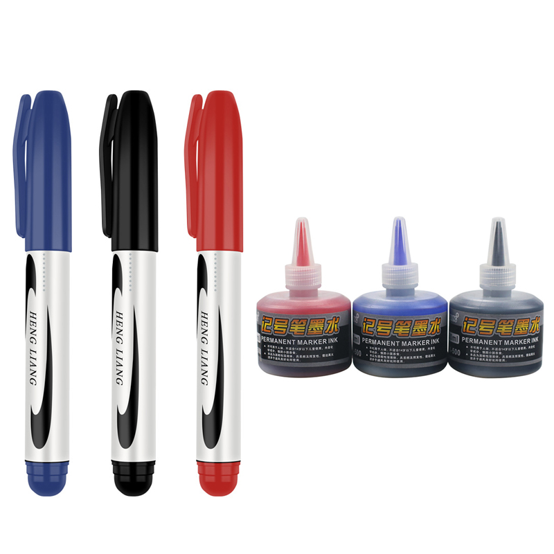 Illustration Marker Set - 잉크 세트 포함 방수 영구 유성