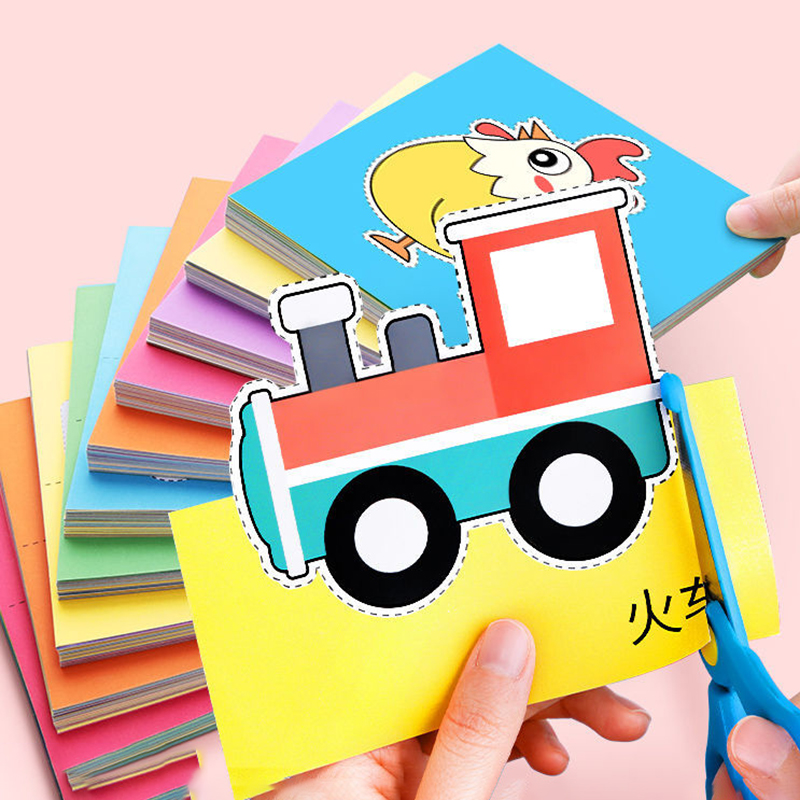 Art Craft For Toddlers - 96개 재미있는 종이 자르기 세트, 종이