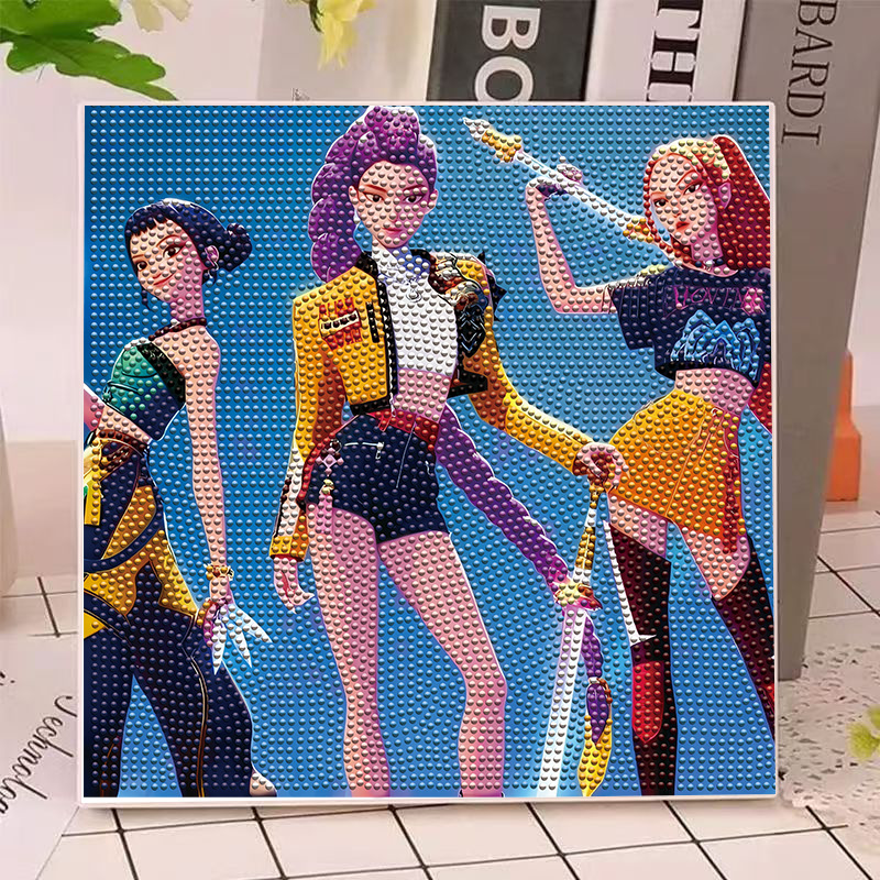 Art Craft Diy - 애니메이션 헌터즈 걸스 루미 밀라 조이