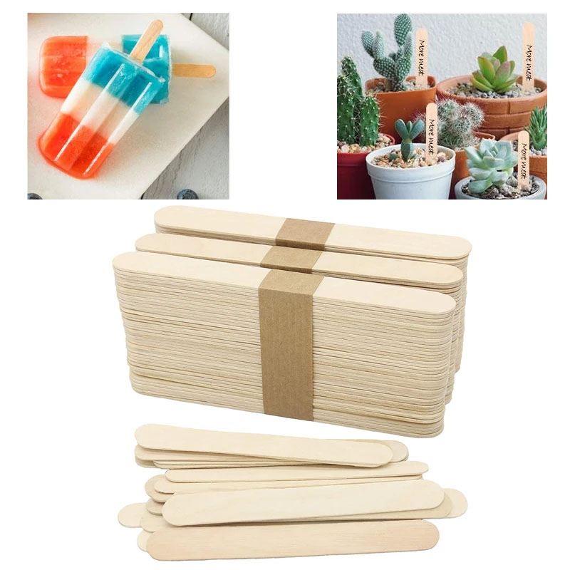Art Craft With Ice Cream Stick - ﻿ 50/100개입 아이스크림 스틱 순수 천연