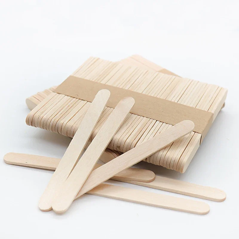 Art Craft With Ice Cream Stick - 50pcs 아이스크림 아이스 캔디 스틱 천연