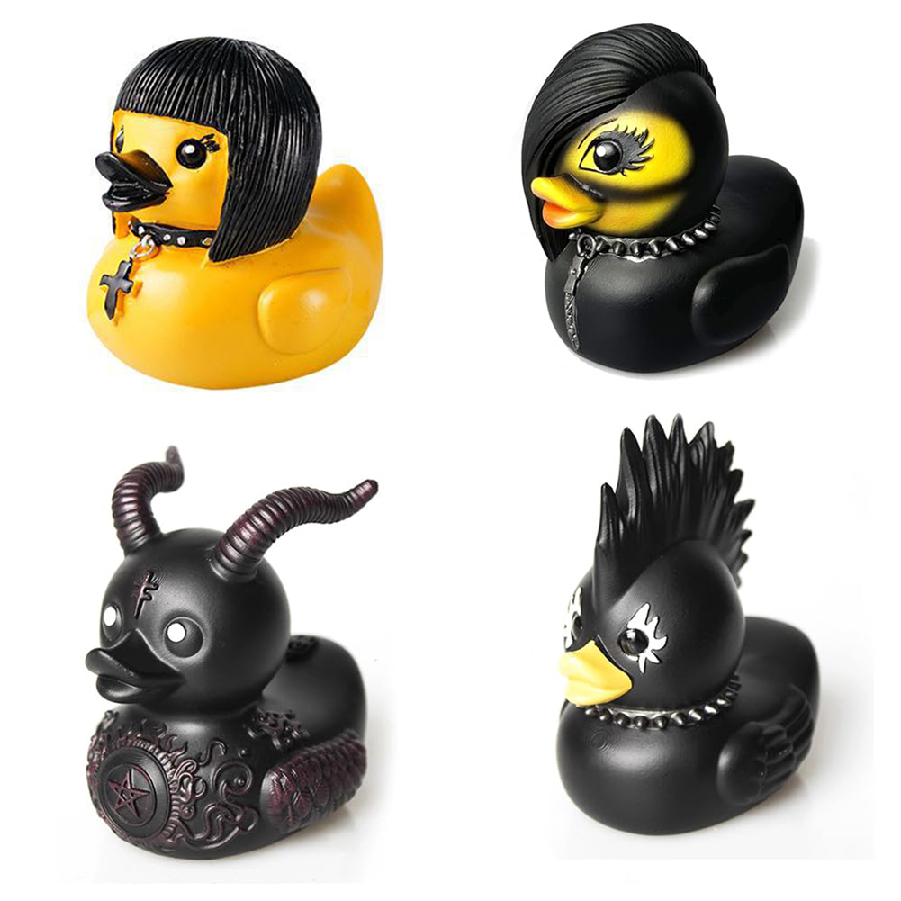 고딕 사탄 오리 동상 고스 펑크 오리 조각 바위 오리  - Art Craft Duck 리뷰 및 가격