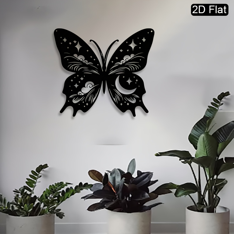 CIFBUY 메탈 벽 장식 달 나비 조각 별이 빛나는  - Art And Craft Studio 리뷰 및 가격