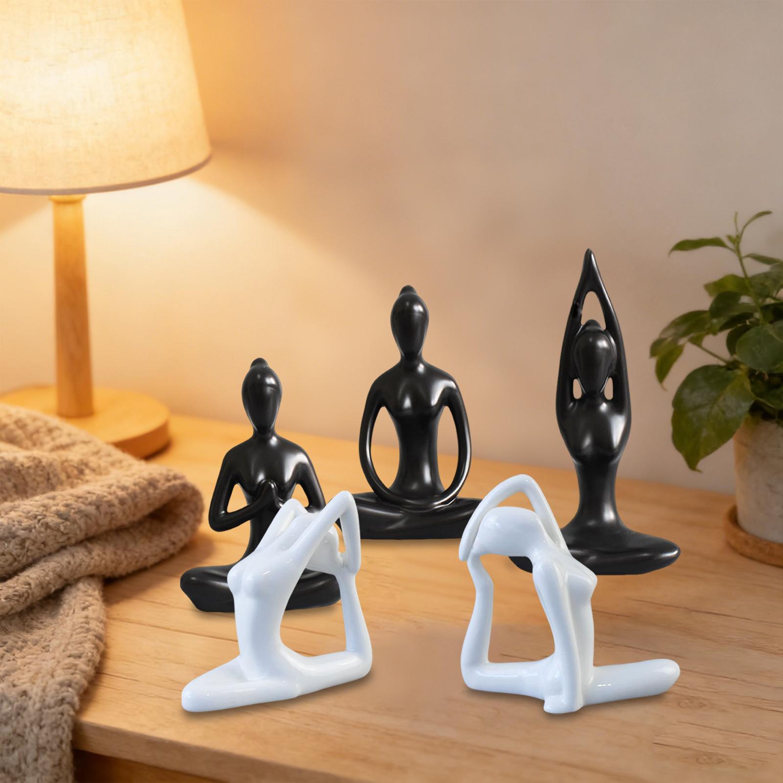 세라믹 요가 동상 장식품 북유럽 공예 컬렉션 기념품 예 - Art And Craft Studio 리뷰 및 가격