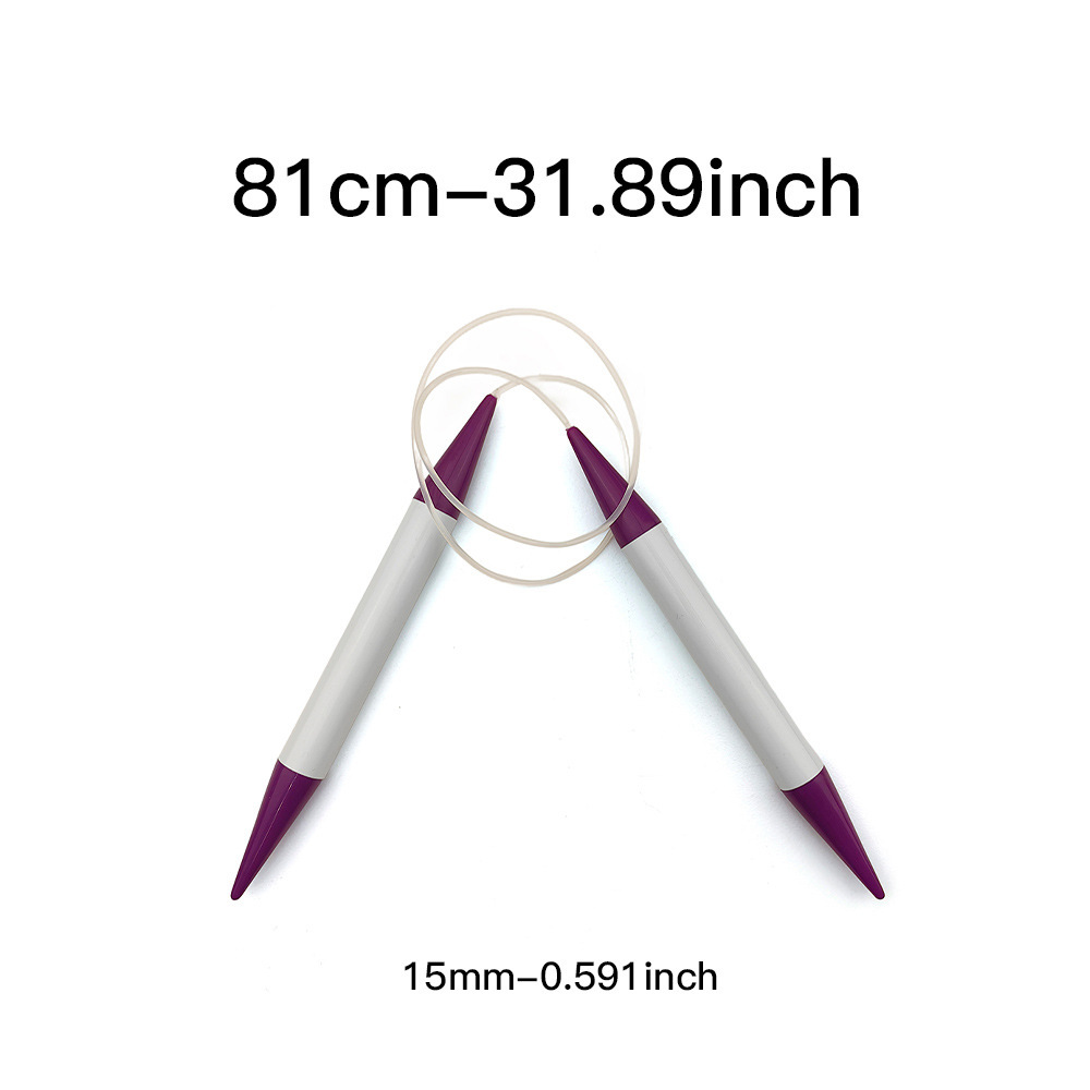 15mm 80mm 원형 바늘 뜨개질 바늘 뜨개질 도구  - Knitting Needle Circular 리뷰 및 가격