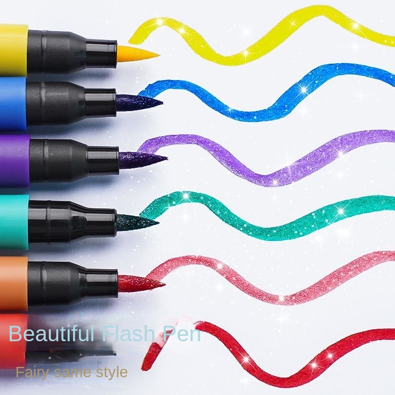 24/48/72/96 색상 듀얼 브러시 팁 글리터 아트 - Illustration Marker Set 리뷰 및 가격