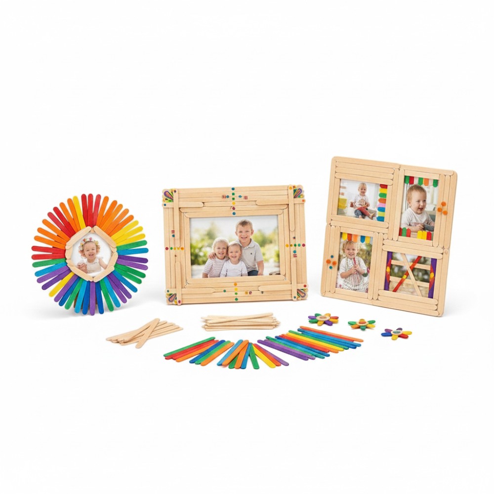 50개 색깔 나무 아이스크림 막대 DIY 공예용, 창의 - Art Craft With Ice Cream Stick 리뷰 및 가격