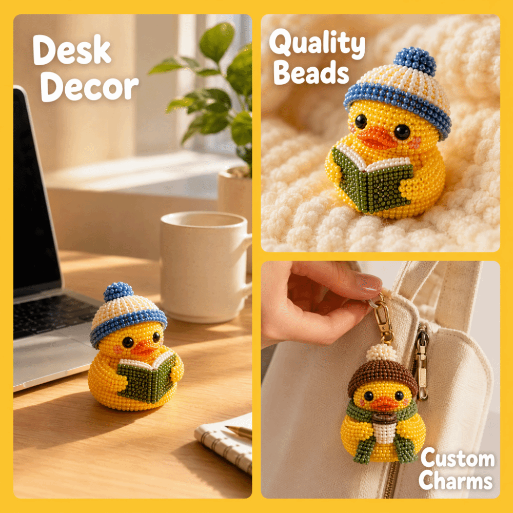 작은 구슬 3D 비즈 오리 키트 귀여운 디자인 동물 모 - Art Craft Duck 리뷰 및 가격