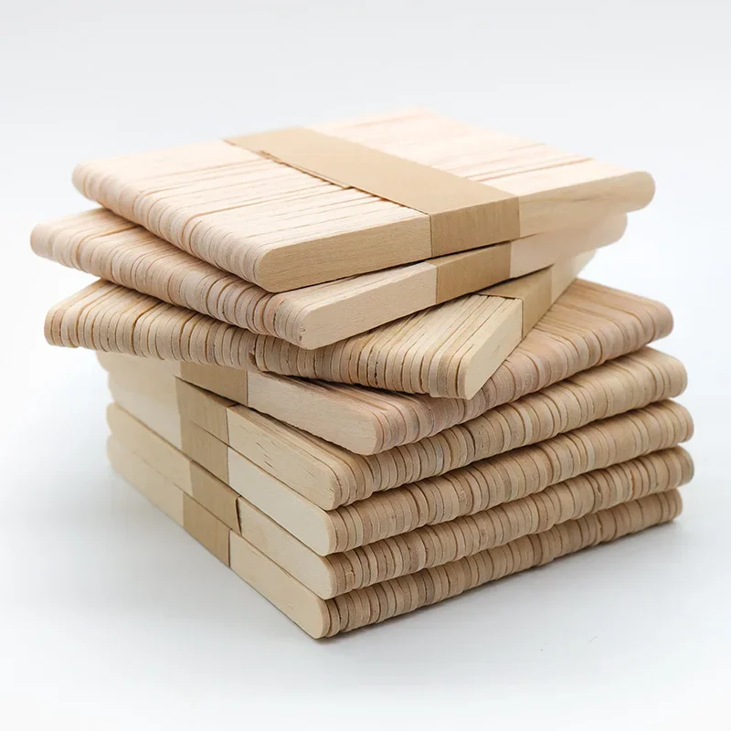 100pcs 아이스크림 아이스 캔디 스틱 나무 스틱 아 - Art Craft With Ice Cream Stick 리뷰 및 가격