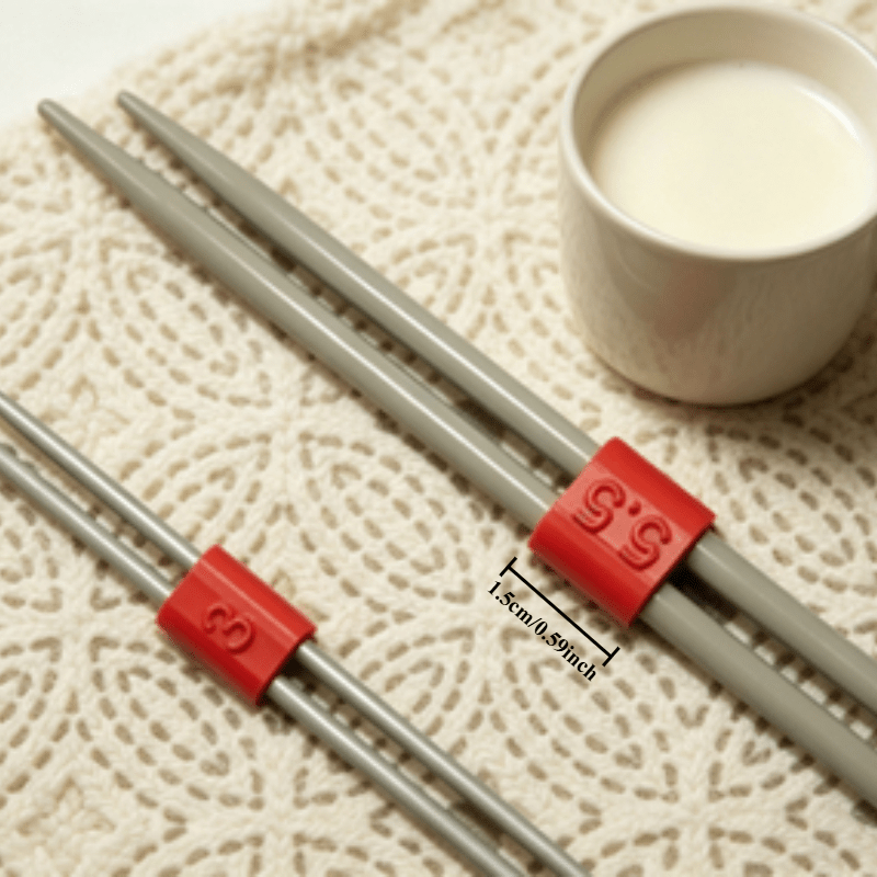 뜨개질 바늘 사이즈 표시 슬리브, 원형 및 직선 바늘용 - Knitting Needle Circular 리뷰 및 가격