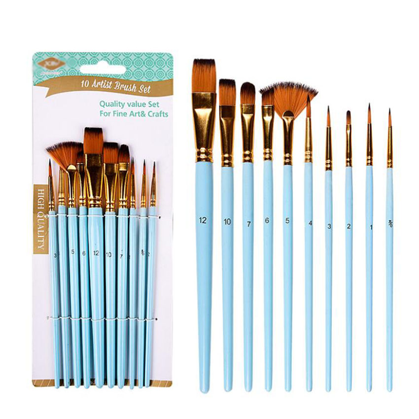 학생용 수채화 구아슈 페인트 브러시, 나일론 헤어 유화 - Gouache Paint Set 리뷰 및 가격