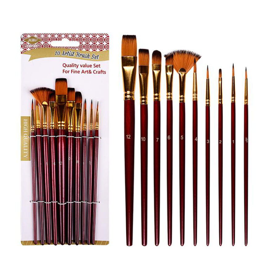 학생용 수채화 구아슈 페인트 브러시, 나일론 헤어 유화 - Gouache Paint Set 리뷰 및 가격