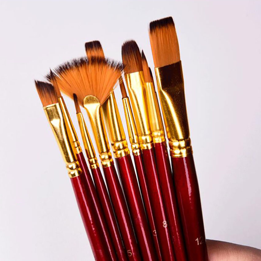학생용 수채화 구아슈 페인트 브러시, 나일론 헤어 유화 - Gouache Paint Set 리뷰 및 가격