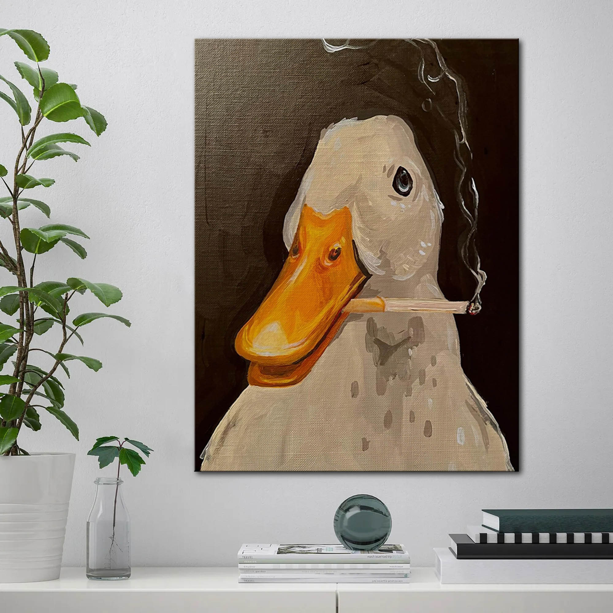오리 재미 그림 캔버스 벽 아트 그림 크리 에이 티브  - Art Craft Duck 리뷰 및 가격