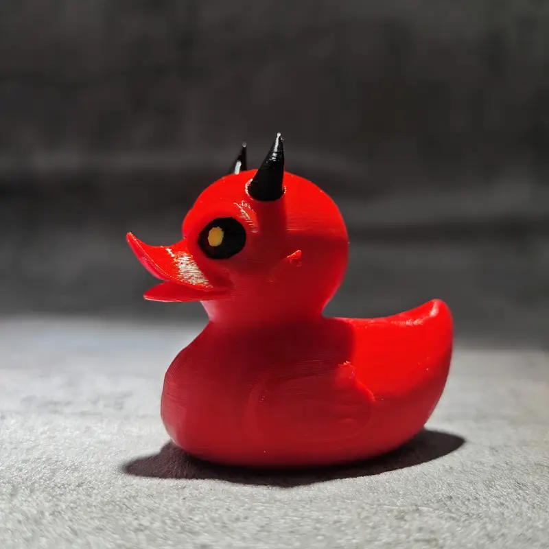 3D 프린팅 악마 오리 조각상 다크 악마 오리 고딕 스 - Art Craft Duck 리뷰 및 가격