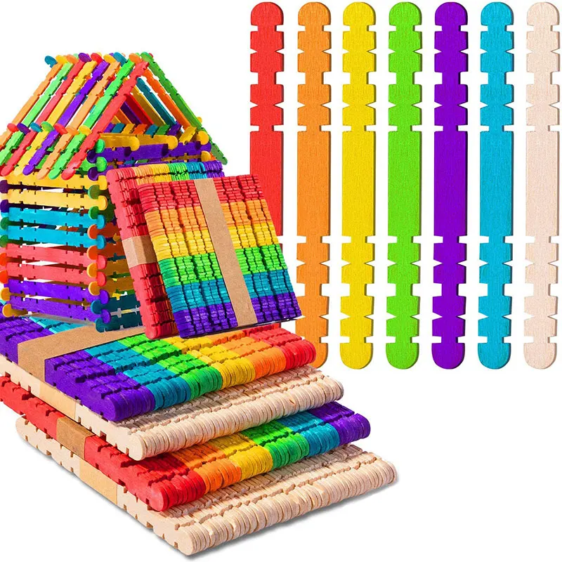 50Pcs 나무 아이스 캔디 스틱 천연 나무 아이스크림 - Art Craft With Ice Cream Stick 리뷰 및 가격