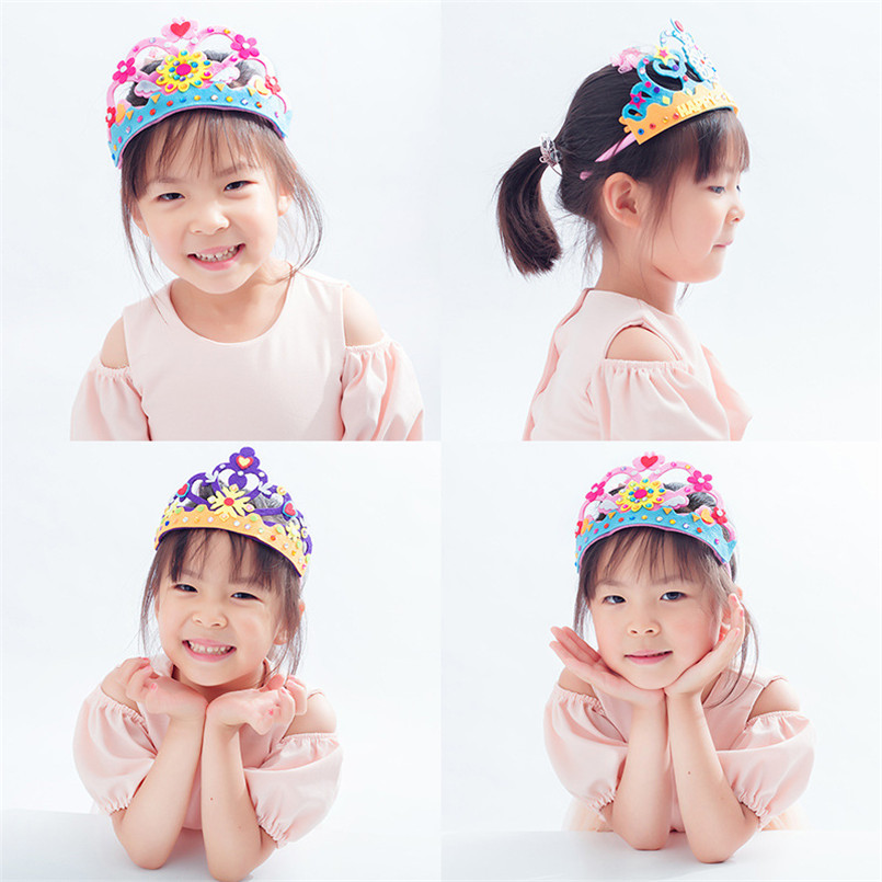 DIY 공예 장난감 크라운 크리 에이 티브 종이 장식  - Art Craft For Toddlers 리뷰 및 가격
