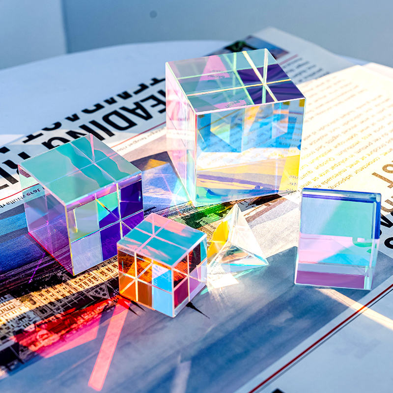 미니 K9 크리스탈 큐브 비즈 광학 유리 RGB 분산  - Art Craft Optical 리뷰 및 가격