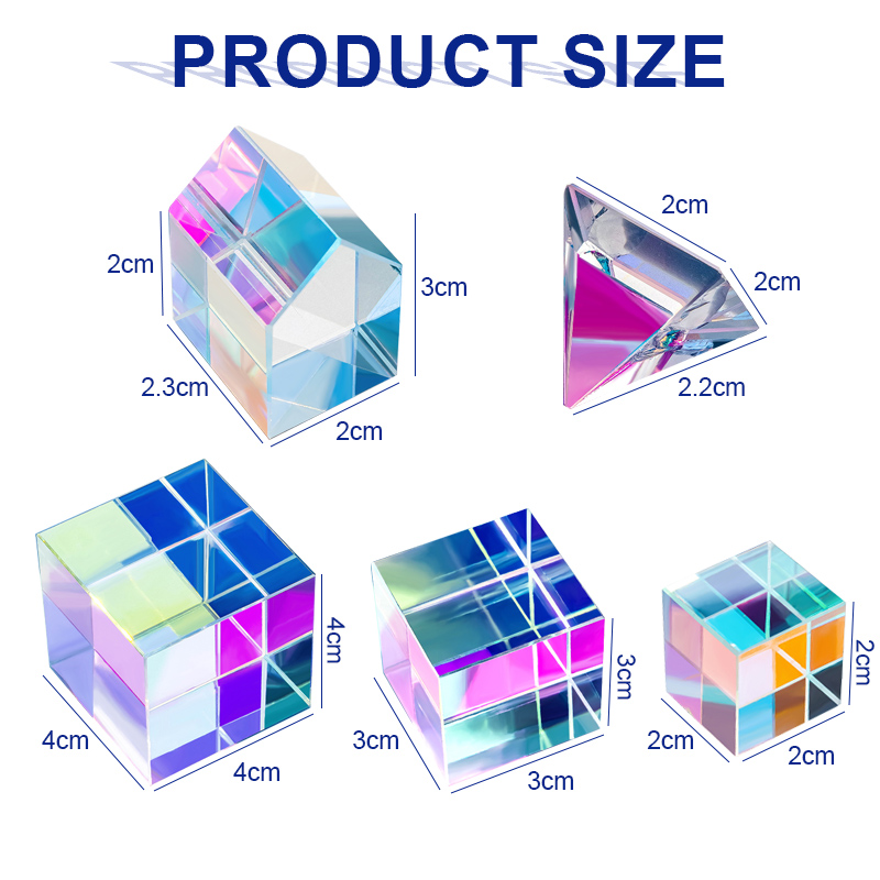 미니 K9 크리스탈 큐브 비즈 광학 유리 RGB 분산  - Art Craft Optical 리뷰 및 가격