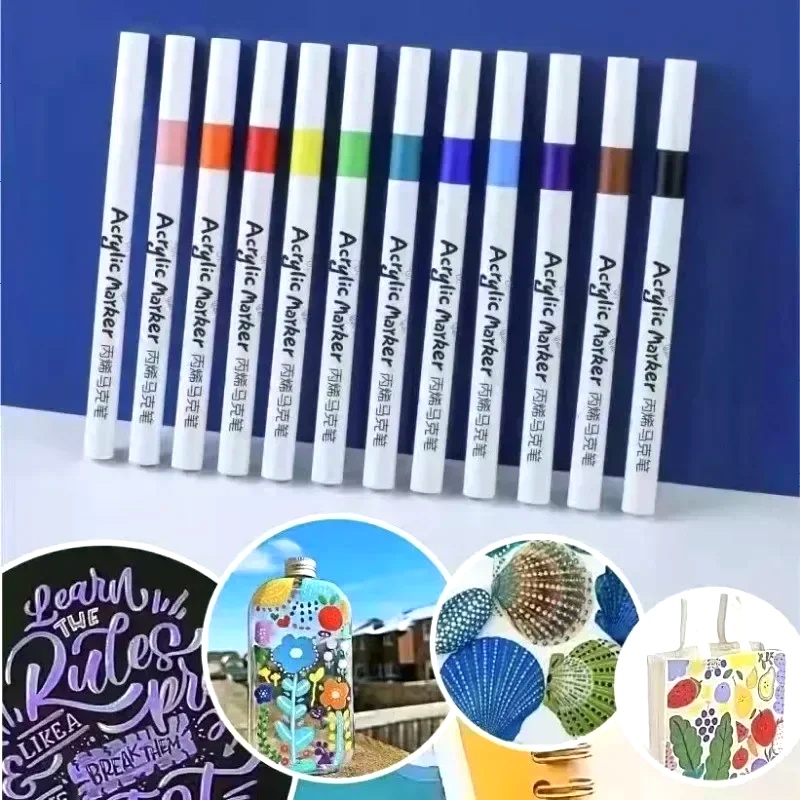 소프트 팁 아크릴 마커 펜 세트 12~60가지 선명한  - Illustration Marker Set 리뷰 및 가격
