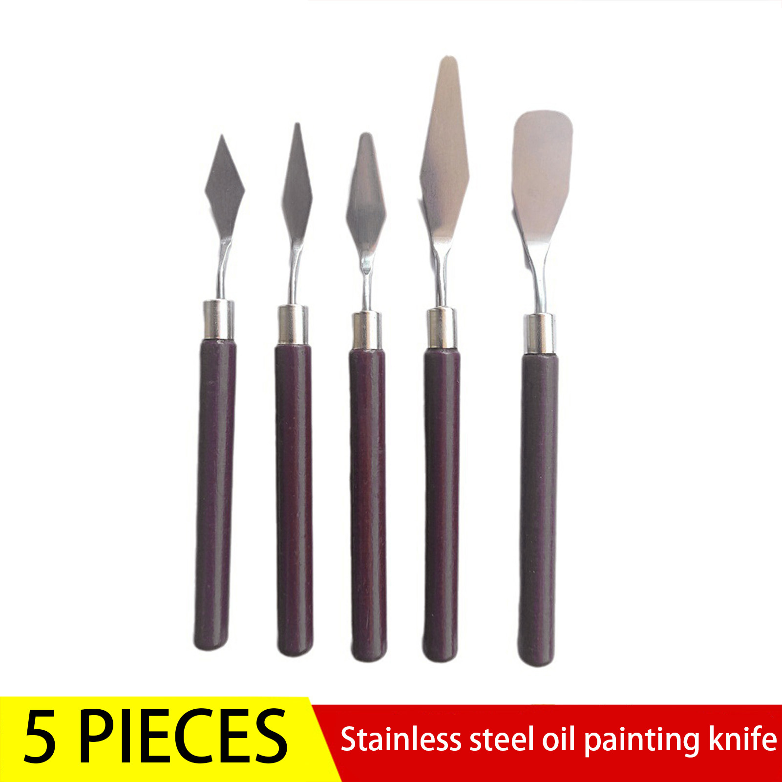 5pcs 아트 유화 스크레이퍼 페인트 스크레이퍼 구 아 - Gouache Paint Set 리뷰 및 가격