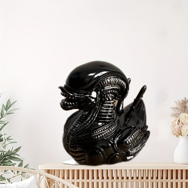외계인 오리 수지 동상, 사악한 외계인 오리 장식품,  - Art Craft Duck 리뷰 및 가격