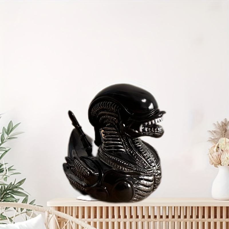 외계인 오리 수지 동상, 사악한 외계인 오리 장식품,  - Art Craft Duck 리뷰 및 가격