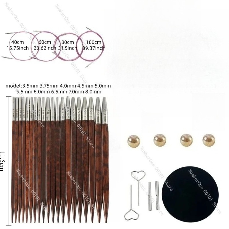 뜨개질 바늘 세트 분리형 원형 바늘 스웨터 뜨개질 도구 - Knitting Needle Circular 리뷰 및 가격