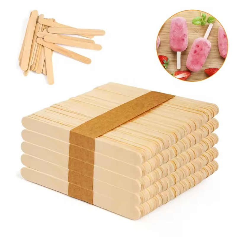 100개 아이스크림 막대 나무 스틱 아이스크림 스푼 수 - Art Craft With Ice Cream Stick 리뷰 및 가격