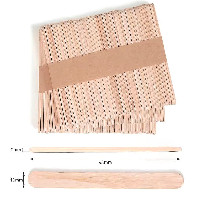 100개 아이스크림 막대 나무 스틱 아이스크림 스푼 수 - Art Craft With Ice Cream Stick 리뷰 및 가격