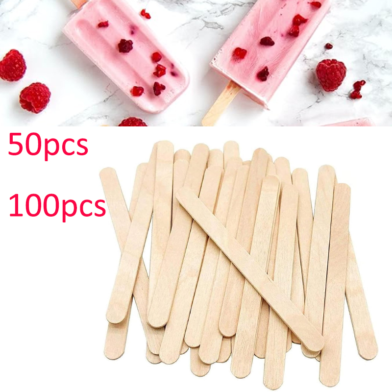   50/100개입 아이스크림 스틱 순수 천연 나무 - Art Craft With Ice Cream Stick 리뷰 및 가격