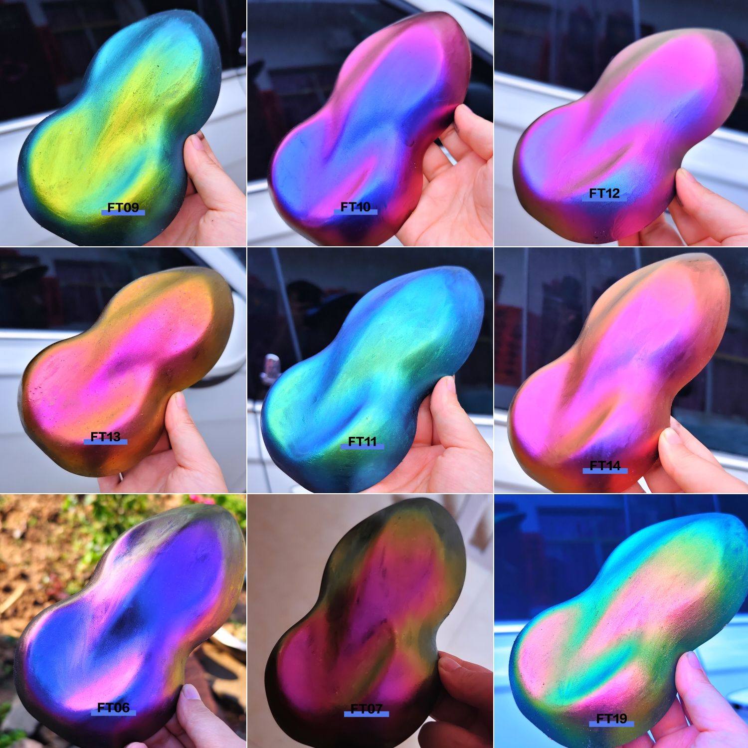 고광택 슈퍼 카멜레온 색소 파우더 하이퍼시프트/크로마시 - Art Craft Optical 리뷰 및 가격