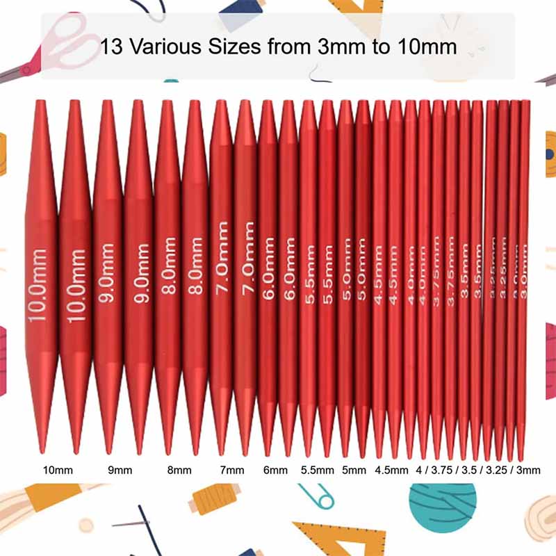 25PCS 뜨개질 바늘 세트 교체 가능한 원형 뜨개질  - Knitting Needle Circular 리뷰 및 가격