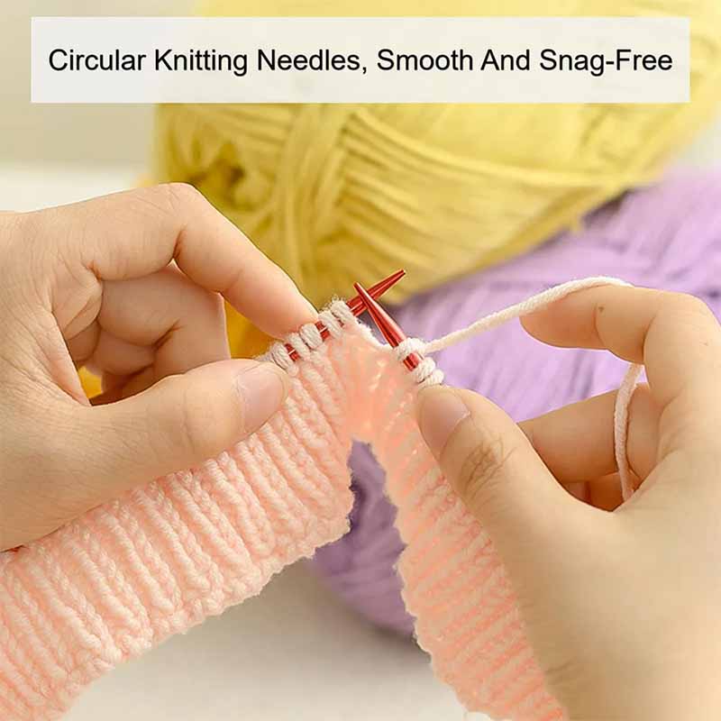 25PCS 뜨개질 바늘 세트 교체 가능한 원형 뜨개질  - Knitting Needle Circular 리뷰 및 가격