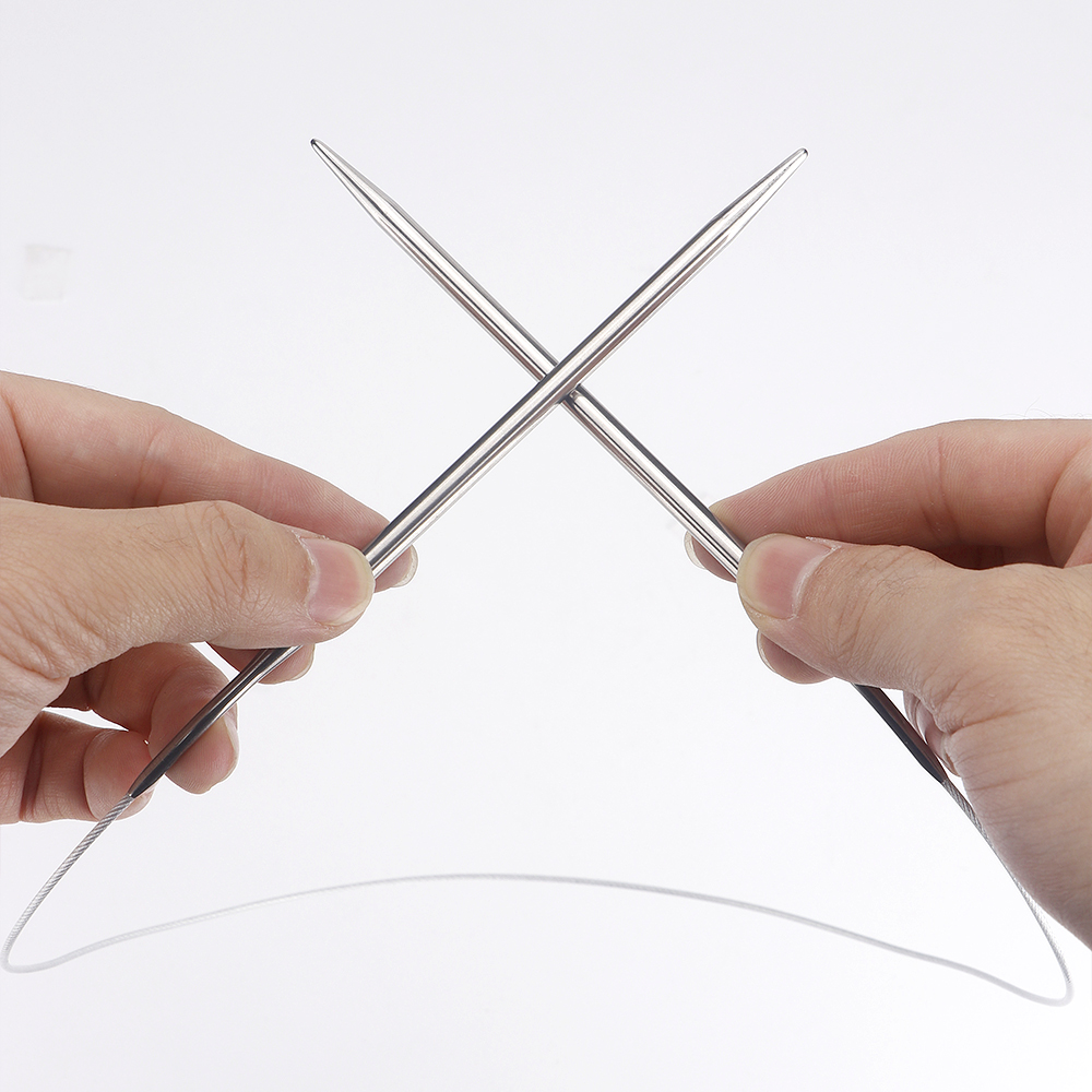 인체공학적 고정 원형 뜨게 바늘 및 눈금자, 초보자부터 - Knitting Needle Circular 리뷰 및 가격