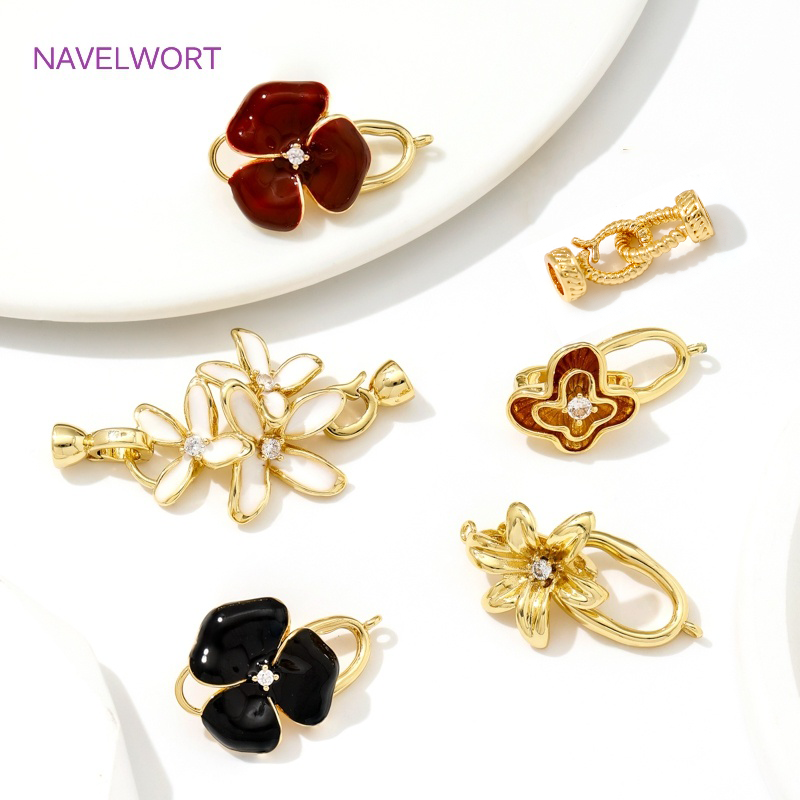 멀티 스타일 18K 금 도금 황동 진주 걸쇠, 커넥터  - Art Craft Diy 리뷰 및 가격