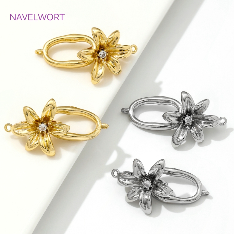 멀티 스타일 18K 금 도금 황동 진주 걸쇠, 커넥터  - Art Craft Diy 리뷰 및 가격