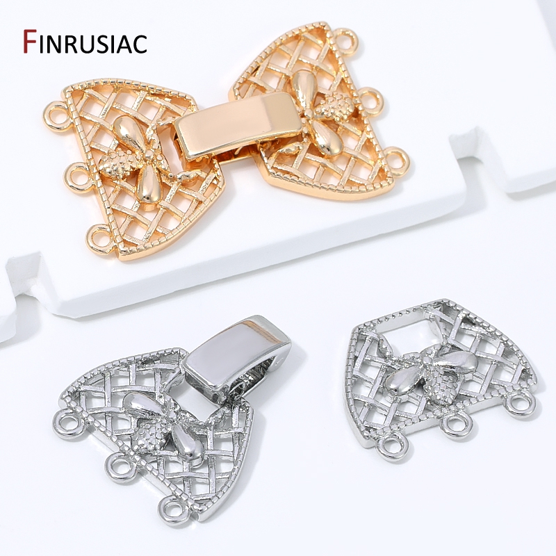 14K 금도금 황동 3열 진주 클래스프 커넥터 (쥬얼리 - Art Craft Diy 리뷰 및 가격