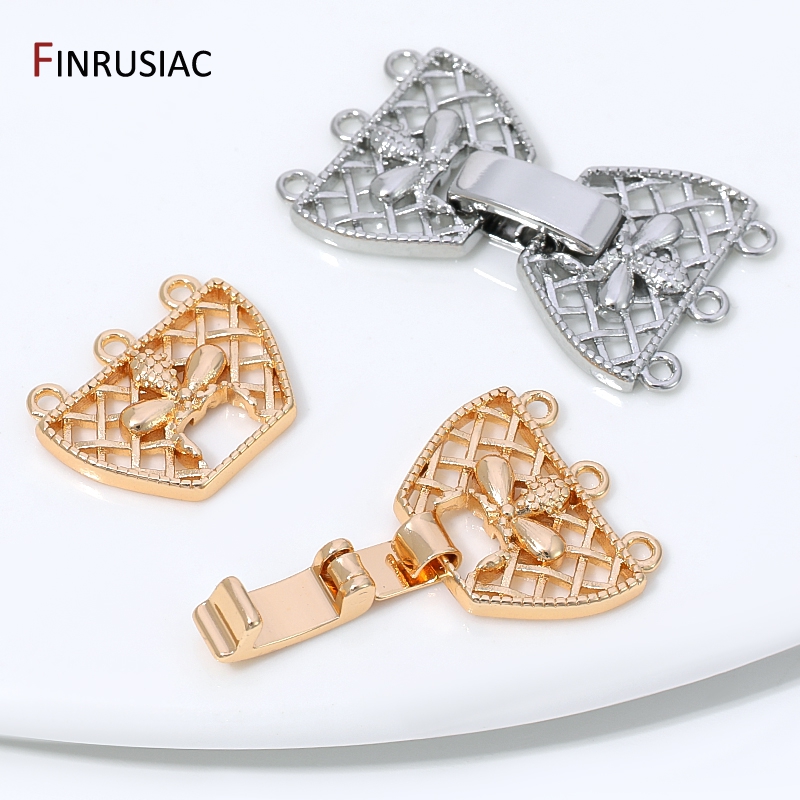 14K 금도금 황동 3열 진주 클래스프 커넥터 (쥬얼리 - Art Craft Diy 리뷰 및 가격