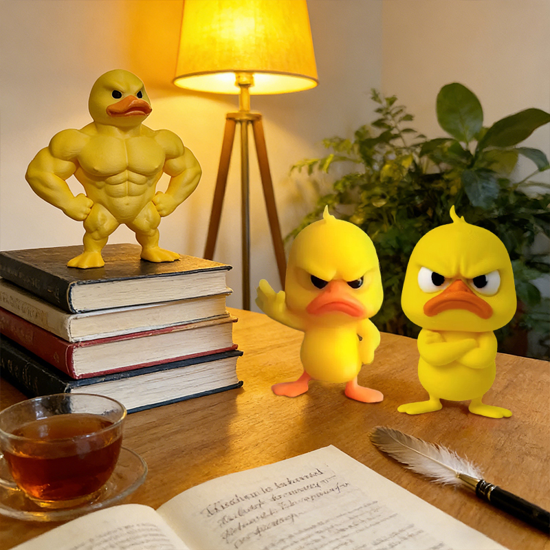 1/3개 화난 노란 오리 조각상, 거부하는 동작을 하는 - Art Craft Duck 리뷰 및 가격